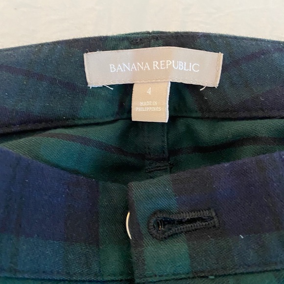 Banana Republic black watch plaid pants - Picture 3 of 3